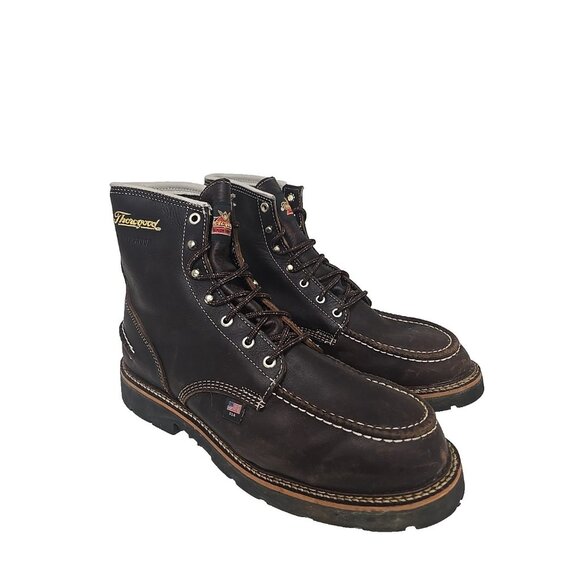 Thorogood Men's 6" Flyway Waterproof Work Boot (U.S.A.) 814-4140 Brown Size 11M - Picture 1 of 7